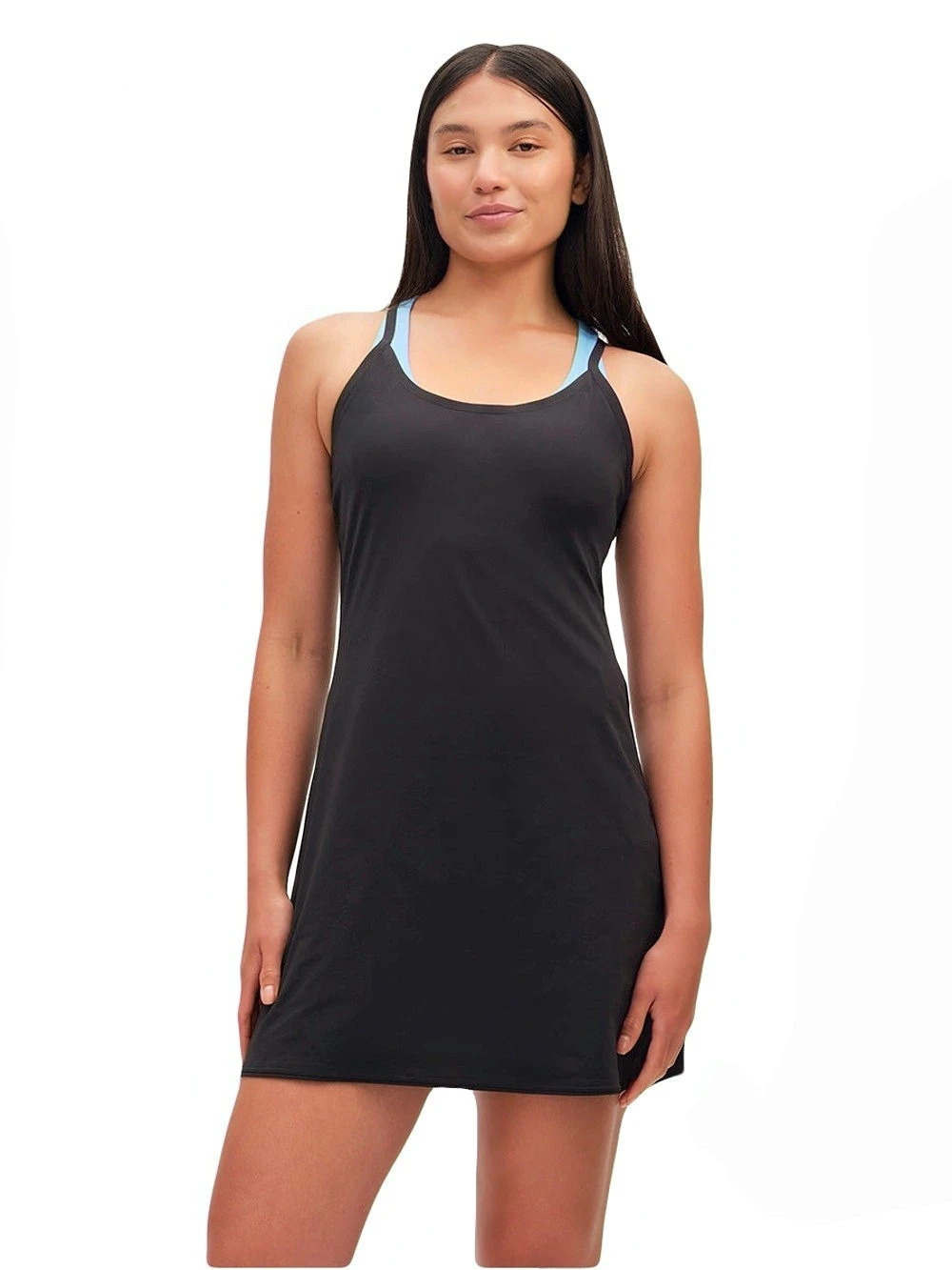 Outdoor Voices The Exercise black tennis mini dress XS
